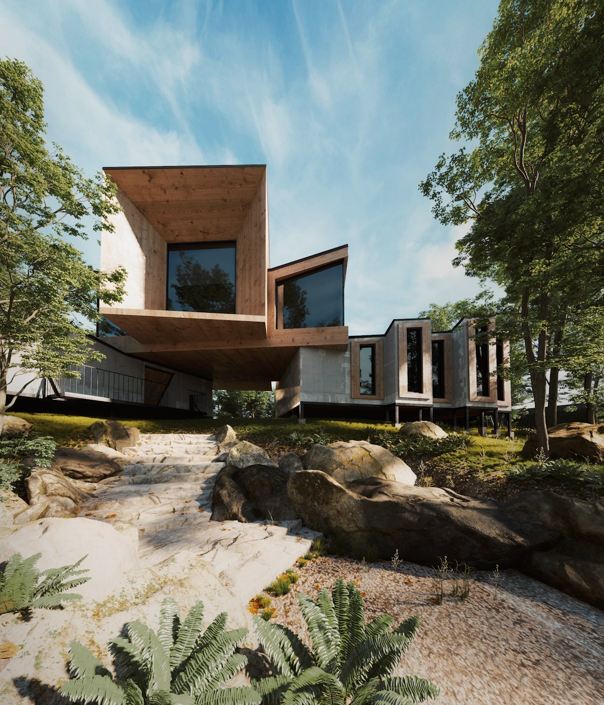 Architektur als Bildmotiv einer responsiven Designstudie